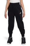Nike Kids' Sportswear Club Fleece Joggers In Black/ Black/ White