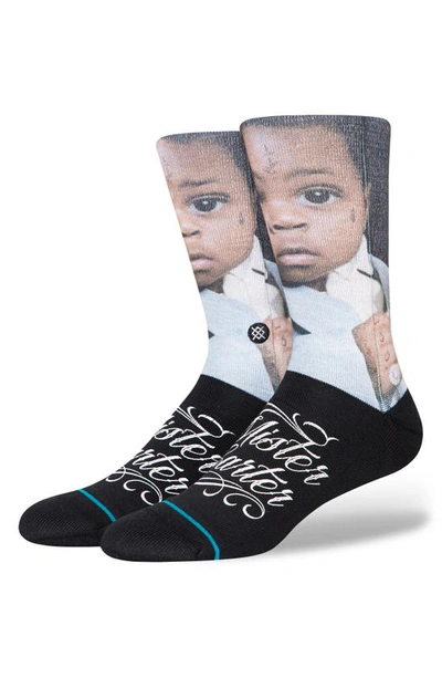 Stance Mister Carter Crew Socks In Black