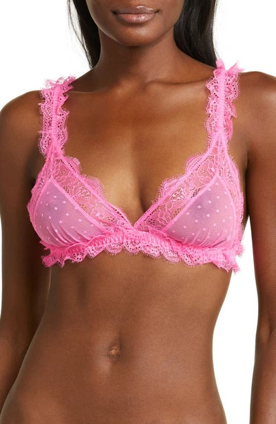 Love Stories Love Lace Bralette In Pink