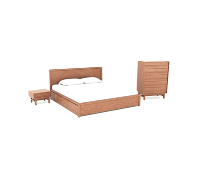 Eq3 Closeout! Bernia 3pc Bedroom Set (king Storage Bed + Chest + Open Nightstand) In No Color