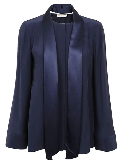 Tory Burch Sophia Blouse In Tory Navy