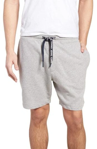 Tommy Jeans Sweat Shorts In Light Grey Heather