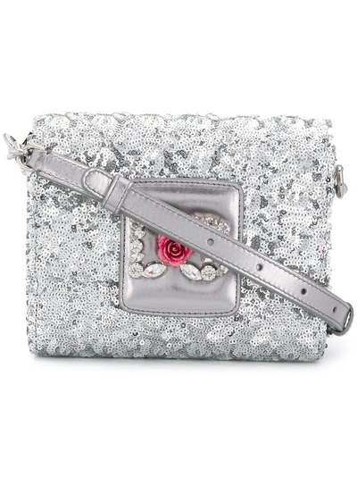 Dolce & Gabbana Dg Millennials Shoulder Bag In Silver
