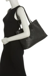 Lucky Brand Mora Leather Tote In Black