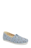 Toms Alpargata Slip-on In Drizzle Grey Chambray