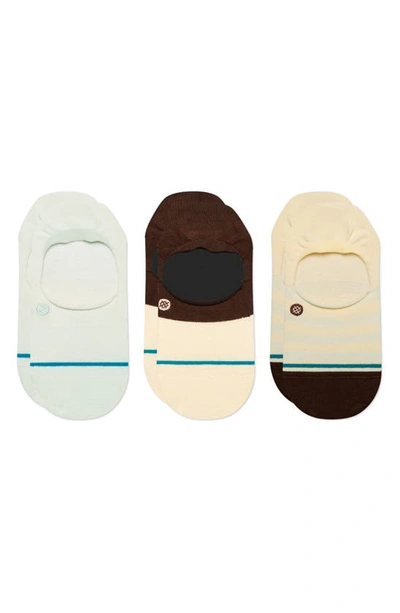 Stance Absolute Assorted 3-pack No-show Socks In Seablue