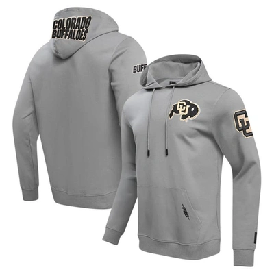 Pro Standard Gray Colorado Buffaloes Classic Pullover Hoodie