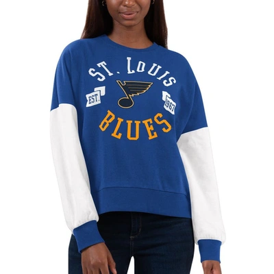 G-iii 4her By Carl Banks Blue St. Louis Blues Team Pride Pullover Sweatshirt