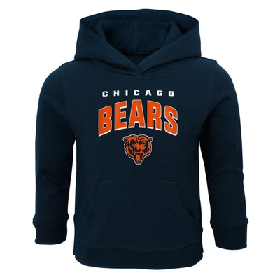 Outerstuff Kids' Toddler Navy Chicago Bears Stadium Classic Pullover Hoodie