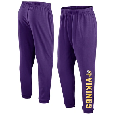 Fanatics Branded Purple Minnesota Vikings Big & Tall Chop Block Lounge Trousers