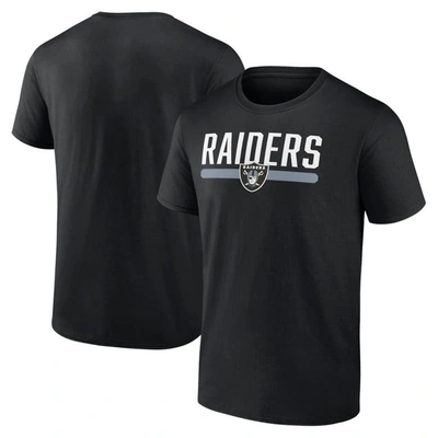 Fanatics Branded Black Las Vegas Raiders Arc And Pill T-shirt
