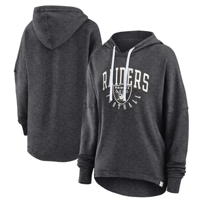 Fanatics Branded Charcoal Las Vegas Raiders Lounge Helmet Arch Pullover Hoodie