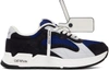 Off-white Kick Off Panelled Sneakers In Blue