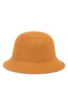 Nordstrom Rack Classic Cloche Hat In Rust Pecan