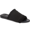 Tony Bianco Jayd Slide Sandal In Black Fabric
