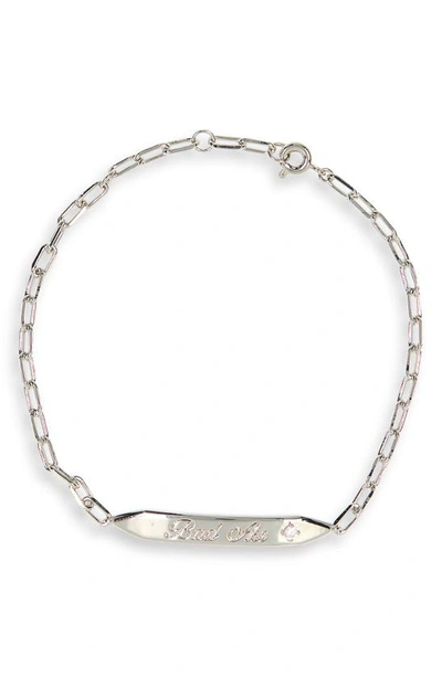 Ajoa Slaybelles Badass Bracelet In Rhodium