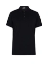 Moncler Cotton-piqué Polo Shirt In Navy