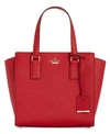 Kate Spade Cameron Street - Small Hayden Leather Satchel - Red In Heirloom Red
