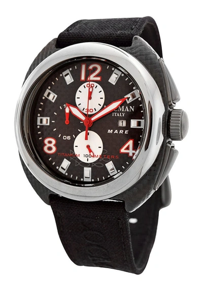Locman Men's Classic Black Dial Watch