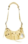 Balenciaga Extra Small Le Cagole Lambskin Shoulder Bag In Butter Yellow