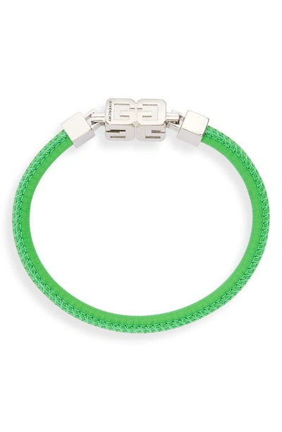 Givenchy G-cube Bracelet In Bright Green