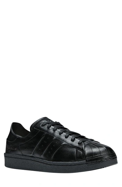 Y-3 Superstar Sneaker In Black/ Black/ Black