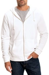 Threads 4 Thought Trim Fit Heathered Fleece Zip Hoodie In Cloud White