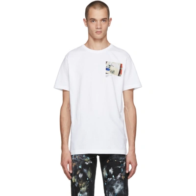 Virgil Abloh C/o Ssense Ssense Exclusive White Cutting Room Floor Virgil Work Surface T-shirt In White/multi