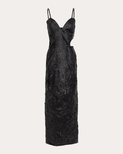 Byvarga Women's Celeste Bonded Maxi Dress In Black