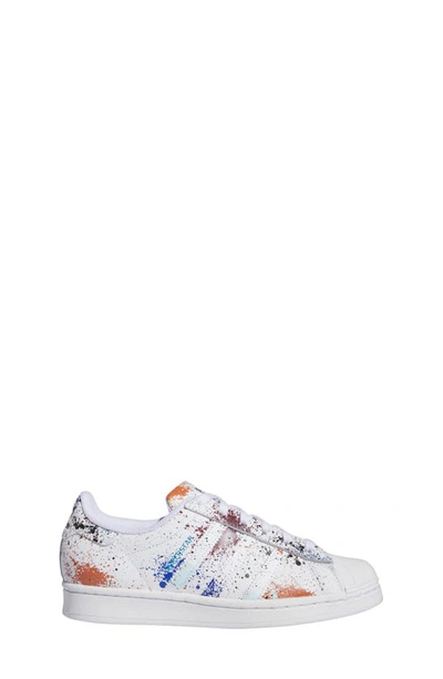 Adidas Originals Kids' Superstar Sneaker In White/ Multicolor