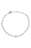 Ajoa Cheeky Bracelet In Rhodium