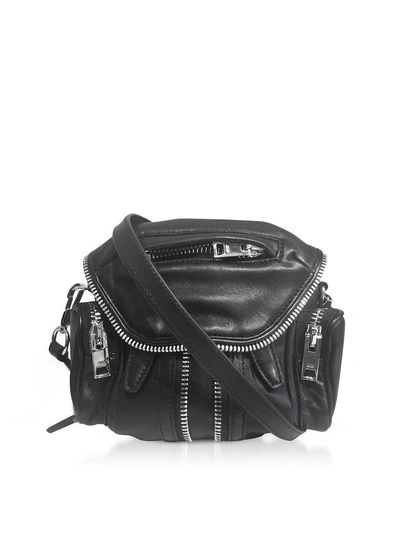 Alexander Wang Black Nappa Leather Micro Marti Shoulder Bag
