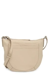 Lucky Brand Kyla Leather Crossbody Bag In Grey