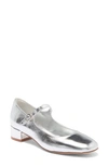 Jeffrey Campbell Top Tier Mary Jane Pump In Silver