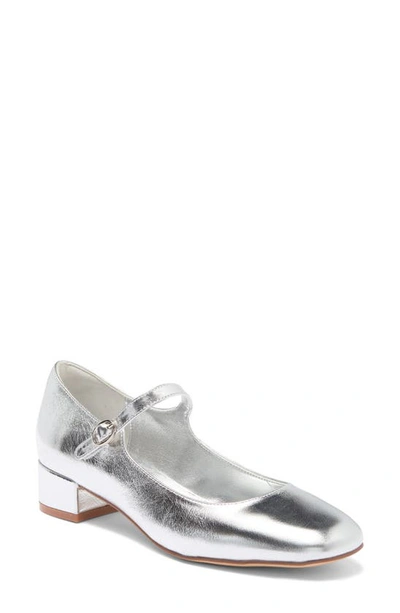 Jeffrey Campbell Top Tier Pump In Silver