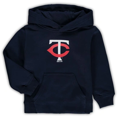 Outerstuff Kids' Toddler Navy Minnesota Twins Primary Logo Pullover Hoodie