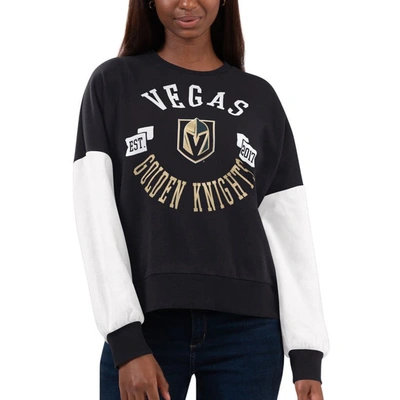 G-iii 4her By Carl Banks Black Vegas Golden Knights Team Pride Pullover Sweatshirt