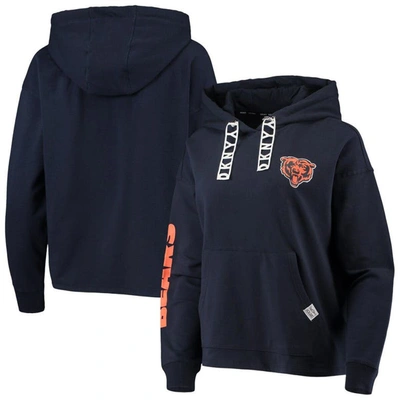 Dkny Sport Navy Chicago Bears Staci Pullover Hoodie