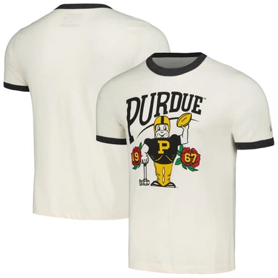 Homefield Cream Purdue Boilermakers 1967 Rose Bowl Ringer T-shirt
