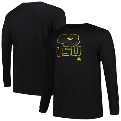 Profile Black Lsu Tigers Big & Tall Pop Long Sleeve T-shirt