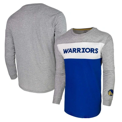 Stadium Essentials Unisex Heather Gray Golden State Warriors Loge Long Sleeve T-shirt
