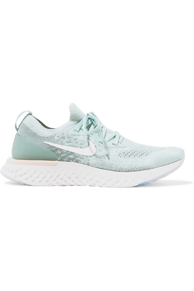 Nike Epic React Flyknit Running Shoe In Grey