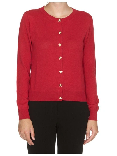 Boutique Moschino Cardigan In Red