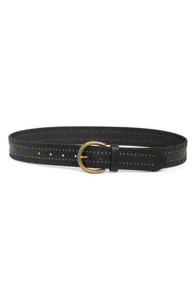 Frye 42mm Studded Belt In Black