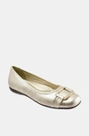 Trotters Sizzle Signature Flat In Gold