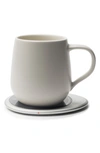 Ohom Ui 3 Mug & Warmer Set In Soft Gray