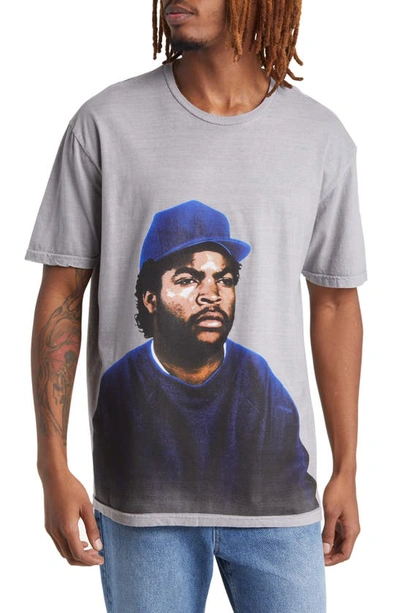 Philcos X Boyz N The Hood Cotton Graphic T-shirt In Ice Grey Pigment