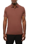 Cuts Coz Split Hem Polo In Umber