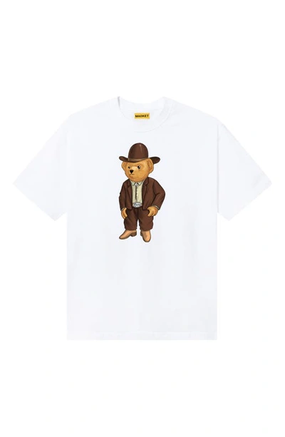 Market Southwest Bear Graphic T-shirt In White