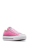 Converse Chuck Taylor® All Star® Lift Platform Sneaker In Pink White Black